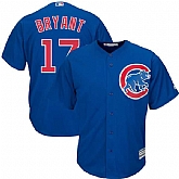 Youth Chicago Cubs #17 Kris Bryant Blue New Cool Base Stitched Jersey JiaSu,baseball caps,new era cap wholesale,wholesale hats
